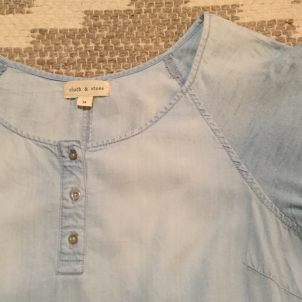 Anthropologie Cloth & Stone Denim Shirt